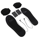 CLISPEED 1 Paire Chaussure Chauffée Semelles D' Alimentation Électrique Chauffeuse Chauffée Chaussures Chaussures sous- Chaussures Gardez Les Pieds Tarif de Chaussures Chaudes pour Hommes