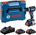Produktbild Bosch Professional 18V System Akku Schlagbohrmaschine GSB 18V-90 C (2.100 min¹, bürstenloser Motor, inkl. 3x 4.0Ah ProCORE Akku, Schnellladegerät GAL 18V-40, L-BOXX)