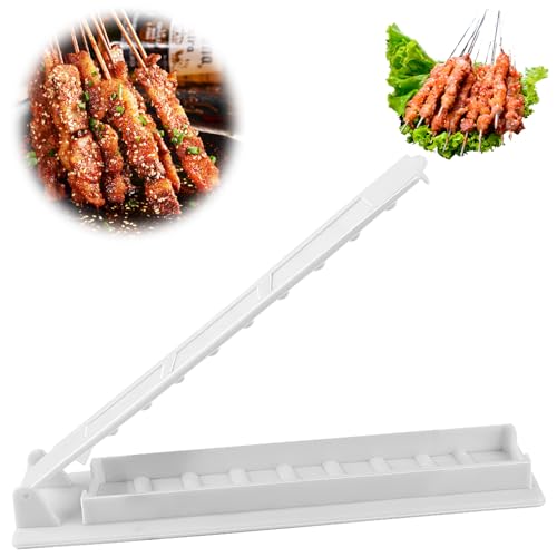 Kebab Maker Prensa de Kebab de plástico Molde Manual para Kabob para Barbacoa Novato, Kebab Turco Kebab Maker Prensa de Kebab de plástico Molde Manual para Kabob para Barbacoa Novato, Kebab Turco