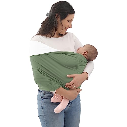Image of Kloovete Baby Wrap Carrier, Reversible Bonding Comforter, Soft & Stretchy Baby and Infant Sling, Perfect Baby Carrier Wrap Sling for Newborn and Infant up to 35 lbs.