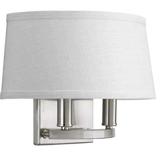 Image of Progress Lighting Cherish Collection Two-Light Wall Sconce, Nickel