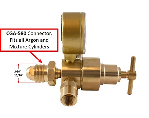 Süa 1C008-0096 Industrial Argon Regulator/Flowmeter Gauges thumb #2