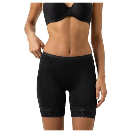 Mey Basics Lights Damen Long Pants 88210- Gr. 48, Schwarz