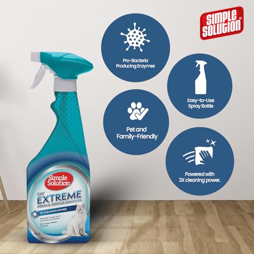 Image of Simple Solution Extreme Stain and Odour Remover for Cats, 500 ml