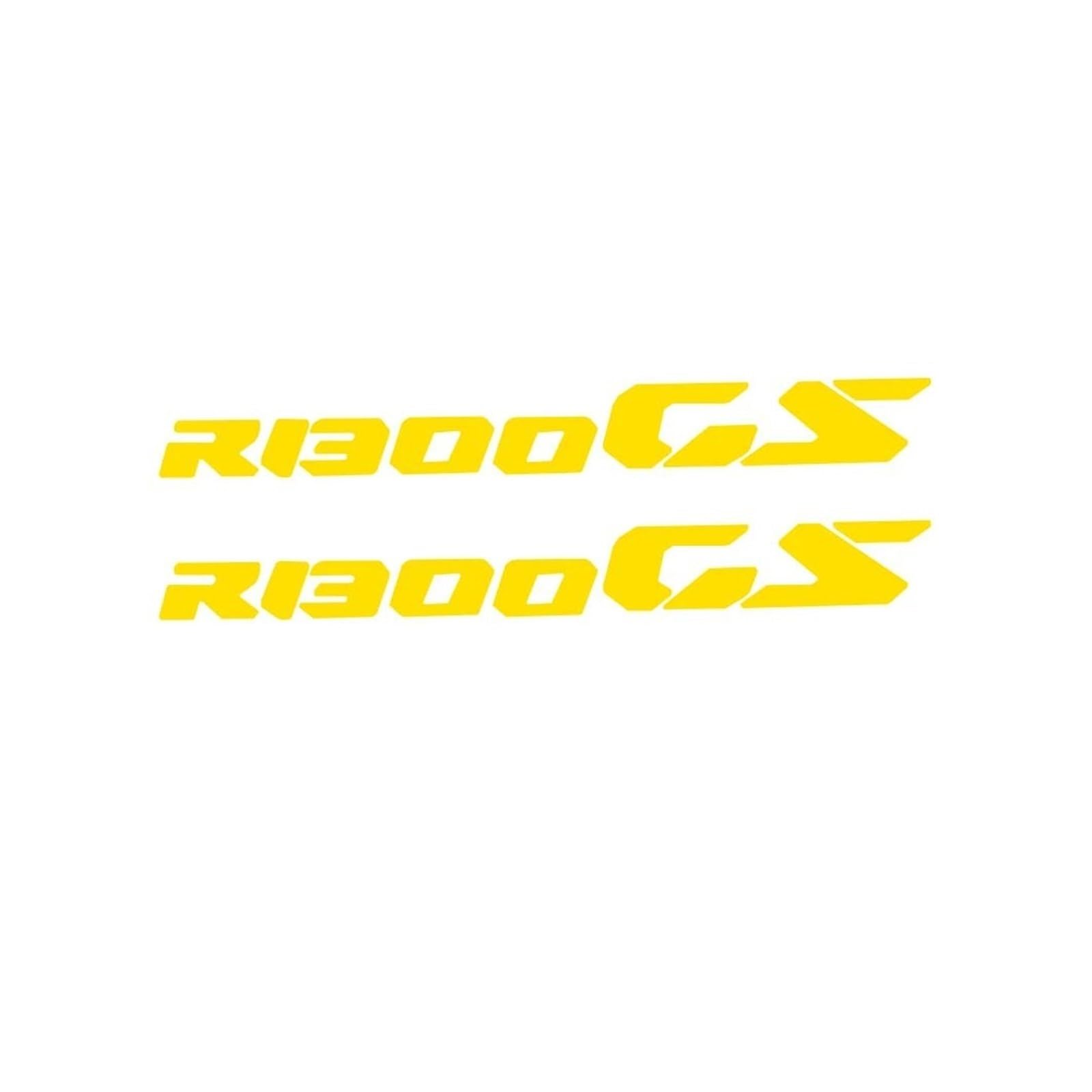 Emblem Badge Decal Tank Wheel Soft PVC Sticker for R1300GS Stickers R1300GS(Yellow)