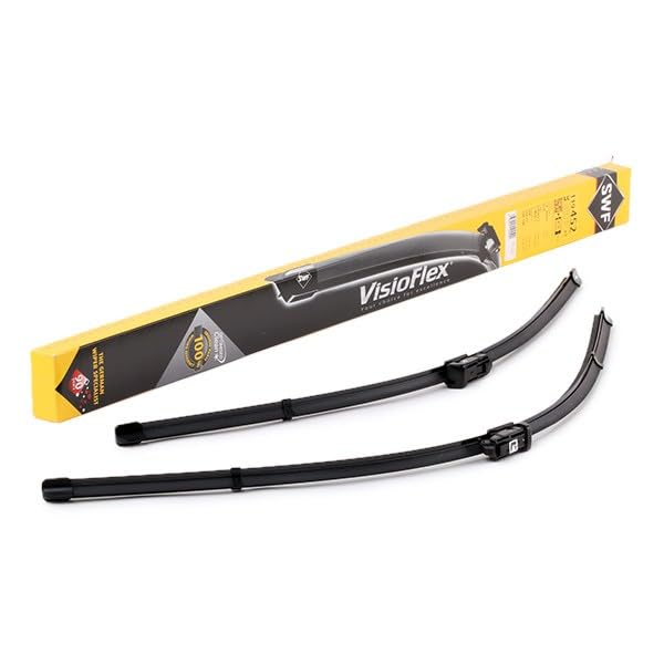 SWF 119284 Visioflex - Set Di 2 Spazzole Tergicristallo Flat Blade Con Spoiler, Anteriore, 600mm E 475mm - 3