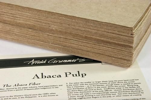Arnold Grummer's Abaca Pulp by The Pound 1 Lb Various Sizes for Papermaking