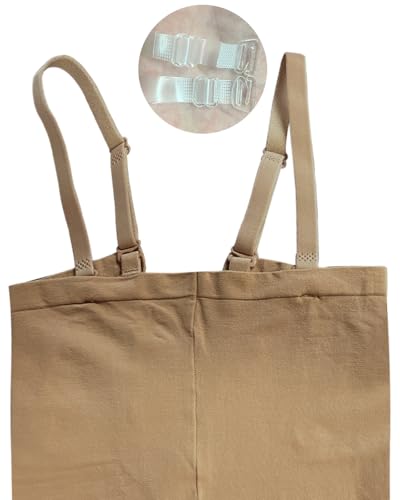 WYHDY Women's Ballet Nude Full Body Dance Tights Transparent and Nude Straps3