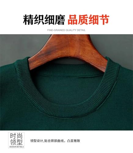 Men Solid Color Short Sleeve Knitted Sweaters Stretchy Casual Winter Silk Cotton Pullovers2