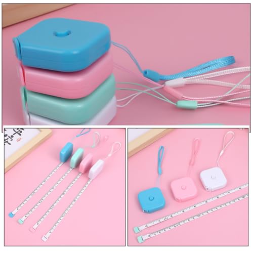 Set de 4 cintas métricas mini flexibles Zerodeko miniatura 3