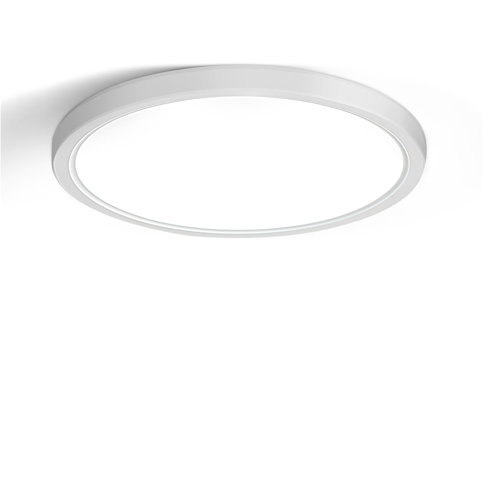 HOREVOMotion Sensor Light LED Ceiling Light with 5s/60s/180s Timeout Adjustable, 19W 9" Flush Mount Ceiling Light with Radar Sensor, 5000k White for Stairs, Porches, Basements, Pantries