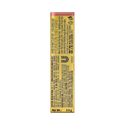 Image of Lakme 9to5 Hya Matte Lipstick Coffee Break 3.6gm (Pack of 2)
