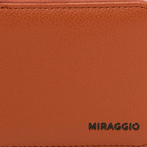 Image of Miraggio Cody Wallet with Detachable Wristlet | One Main Compartments | 6 Card Slots | Women Wallets | Gift Items for Women (Orange)