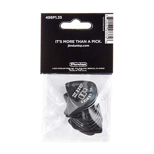 Dunlop 498P1.35 TORTEX JAZZ III XL, 1.35MM