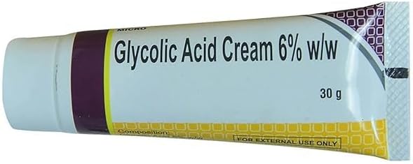 Glycolic Acid Cream 6%, 30g Skin Care Treatment