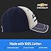 Chevrolet Dad Hat, Cotton Washed Baseball Cap with Chevy Logo and Curved Brim, Navy, One Size