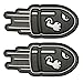 Angry Flying Bullet Tactical 3D PVC Rubber Patch 2PC Bundle Set - Hook Fastener B330