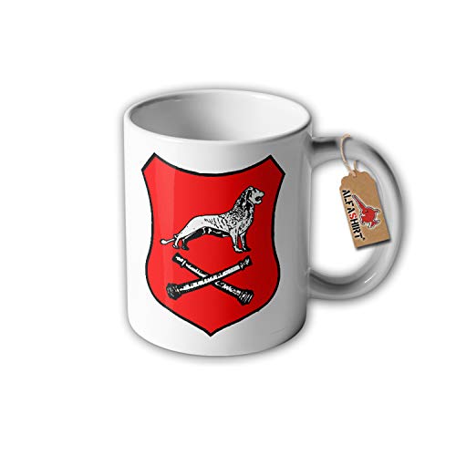 Taza PzArtBtl 25 con medallón marina Infanterie Kaserne #32476