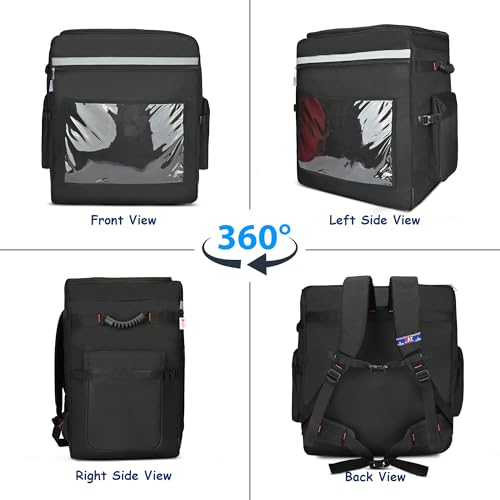 Image of XL E-Commerce, Catering, Courier, Grocery Delivery and Checkin Baggage (Black) - 146 liters (23 X 16 X 26 inch)