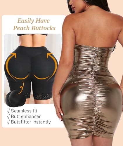 Women Butt Lifter Panties Padded Shapewear Butt Enhancer Control Underwear Thicker Pads Lace Shaper Shorts3