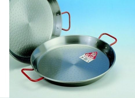 La Ideal_Polished Steel Paella Pan, 150 cm