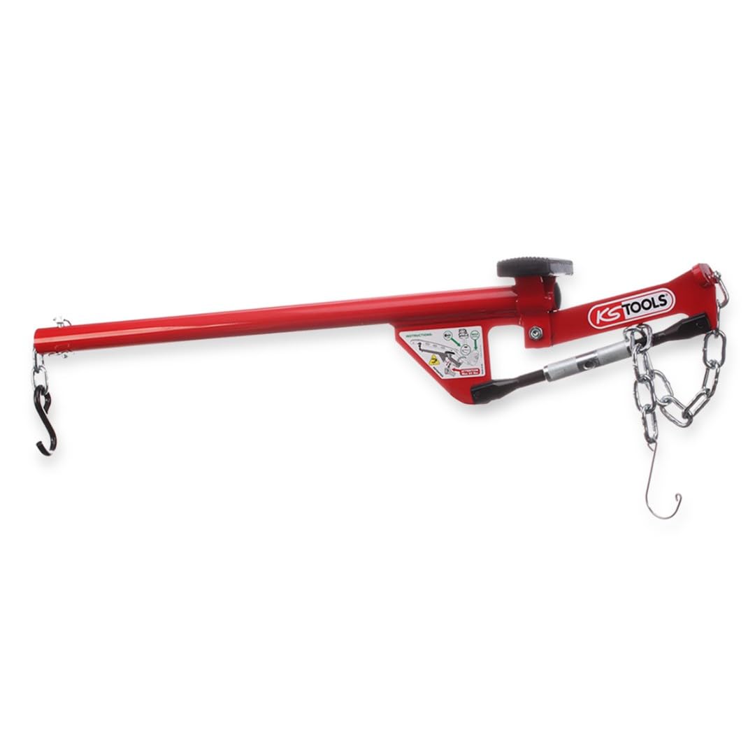 KS Tools 700.1495 Universal-Achshebel Mit Kette, 960mm