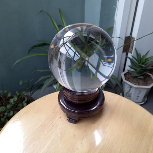 Boule en cristal K9 poli à la main, objet de décoration d'exception 40mm