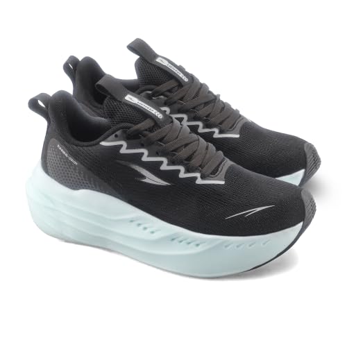 Image of ASIAN Aerofoam-01 Men's Running Shoes with Breathable Mesh Upper | Energy Return Sole, Lace-Up Fit & Lightweight Comfort