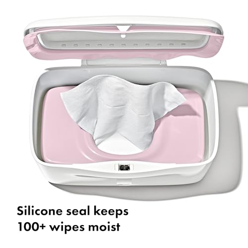 Image of OXO Tot Perfect Pull Wipes Dispenser, Baby Wipe Holder - Blossom