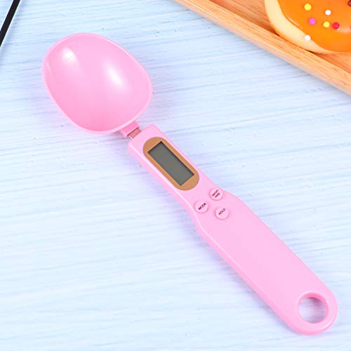 Hemoton Balança Digital de Cozinha de Colher Ponderada Eletrônica 500G / 0. Balança de Colher de Med