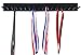 MWCSPORTS Baseball Bat Rack Wall Mount Holds 17 Mini Bats Awards Metals (Black)