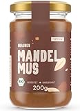 VETAIN Bio Mandelmus 200g - 100% ungeschälte & geröstete Bio-Mandeln - Ohne Zuckerzusatz & Palmöl...