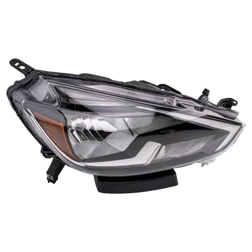 Image of TRQ Passenger Side Headlight Assembly Halogen Compatible with 2016-2019 Nissan Sentra NI2503244
