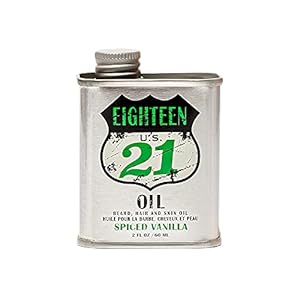18.21 Man Made Hair, Skin & Beard Oil for Men, 4 Scents – Non-Greasy, Conditioning Balm with Castor Seed, Jojoba, and Argan Oils – Premium Tattoo and Mustache Care Products