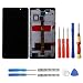 Produktbild swark LCD Display für HUAWEI MATE 8 Display Touchscreen Digitizer Rahmen (Schwarz) with tools