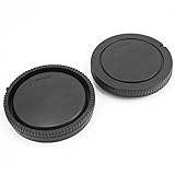lentes sony tipo e-mount Color: Negro Cámara Cubierta Frontal Cuerpo + Tapa Lente Trasera para Sony E-Mount Nuevo