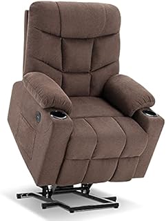 Mcombo Electric Power Lift Recliner Chair Sofa for Elderly, 3 Positions, 2 Side