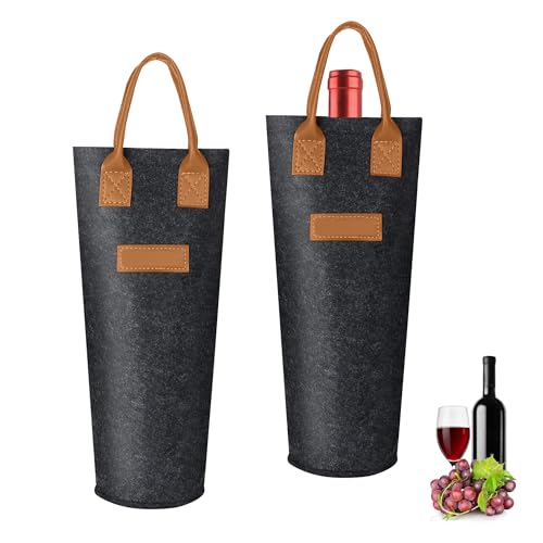 bolsa botella vino wine bottle protector regalo navidad de bolsas para botellas regalos como prosecco y champán con asa fiesta bodas 2 piezas