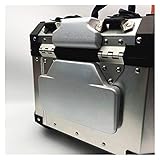 Mueble: YINHUI F750GS F850GS Ajuste para BMW Genuine MotoryCl Backrest Hight Topcase Set Respald Cushion Top Case R1200GS R1200GS F800GS ADV Aventura (Color : Silver)