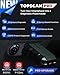 TOPDON TopScan Pro, Wireless OBD2 Scanner Bluetooth for iOS & Android, Diagnostic Scan Tool All System for Car, Bi-Directional Scanner, Code Reader with 13+ Hot Reset Service, FCA AutoAuth