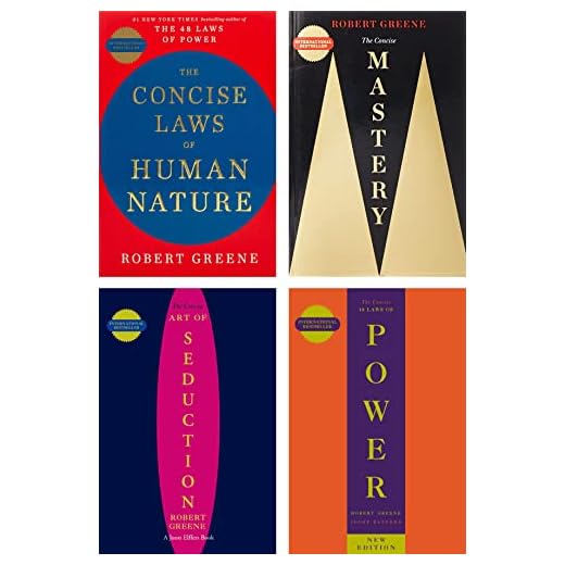 4 Books Set By Robert Greene [The Concise Laws of Human Nature; The Concise Mastery; The Concise 48 Laws Of Power & The Concise Art of Seduction] [Paperback, 2020]