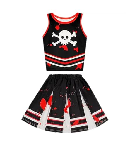 Disfraz de animadora pirata para niñas, talla 4-5 años miniatura 2