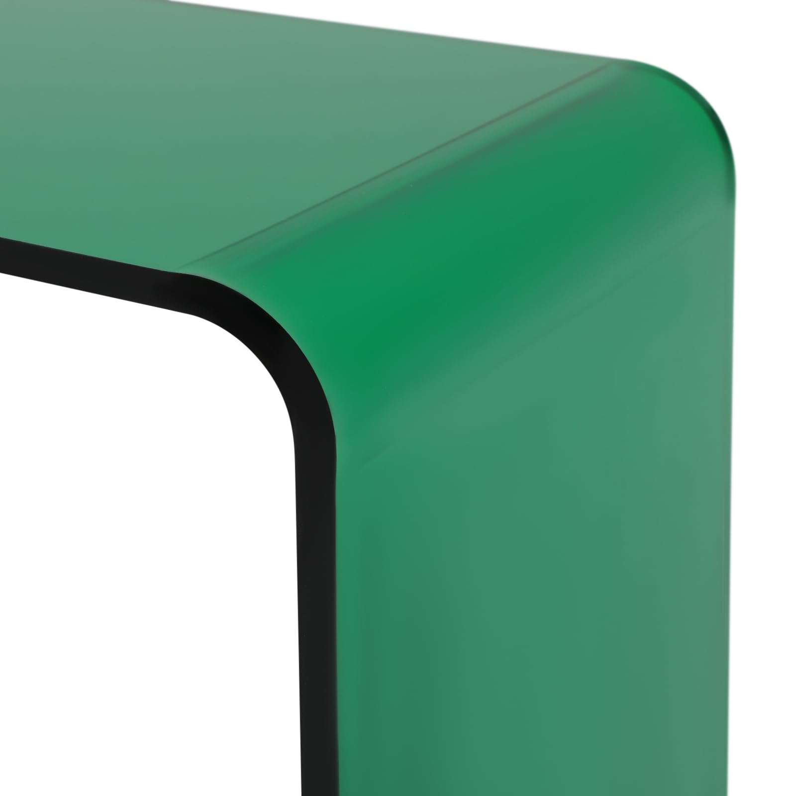 Wielofunkcyjny akrylowy podnóżek do 50 kg, 32 x 23 x 23 cm, taboret toaletowy, antypoślizgowy taboret łazienkowy, w kształcie litery U, taboret do siedzenia do spa, łazienki, salonu, aneksu kuchennego