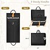 KEETDY 72" Wedding Dress Garment Bag for Travel with 4" Gusseted Long Hanging Dress Bags for Gowns for Women Garment Cover Clothes Storage for Closet, Black #4