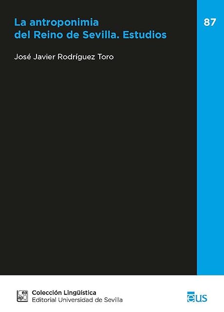 Portada de La antroponimia del Reino de Sevilla. Estudios