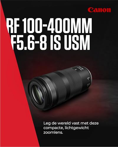 Miniatura 2 de Canon Objetivo Rf 100-400mm F5.6-8 Is Usm - Lente Teleobjetivo, Para Naturaleza, Deporte Y Primeros Planos, Ligero, Enfoque Silencioso, Estabilizador Óptico 5,5 Pasos, Compatible Sistema Eos R, Negro