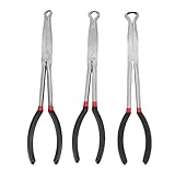 Jenngaoo 11 Zoll Rundzangen-Set 3-teilig, 5/16 1/2 3/4 Zoll Durchmesser, hochfester Stahl,...