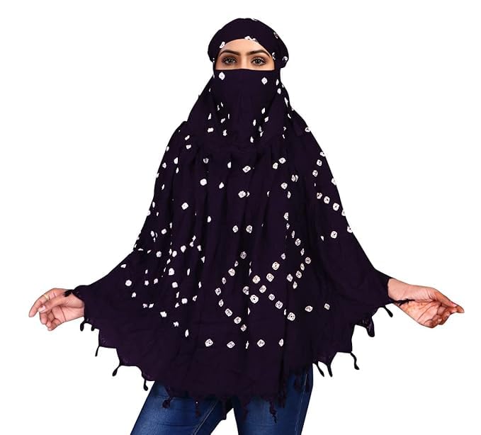 Image of Pure Cotton Long Scarf Cum Mask With Sun Protection Cover Face Cotton Mask scarves Stylish Universal Size Usable dupatto vehicle Driver sunlight UV protection For Girls & Womens