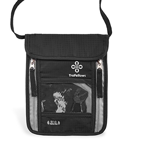 Brustbeutel TraFellows Premium mit RFID-Blocker für Sicherheit und Komfort
