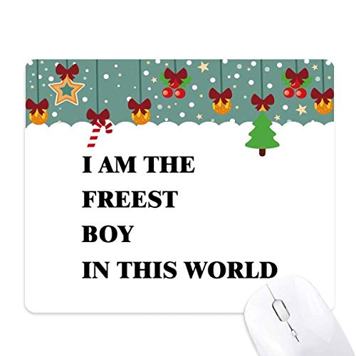 Alfombrilla de ratón "I Am The Freest Boy" para ordenador y ratón óptico